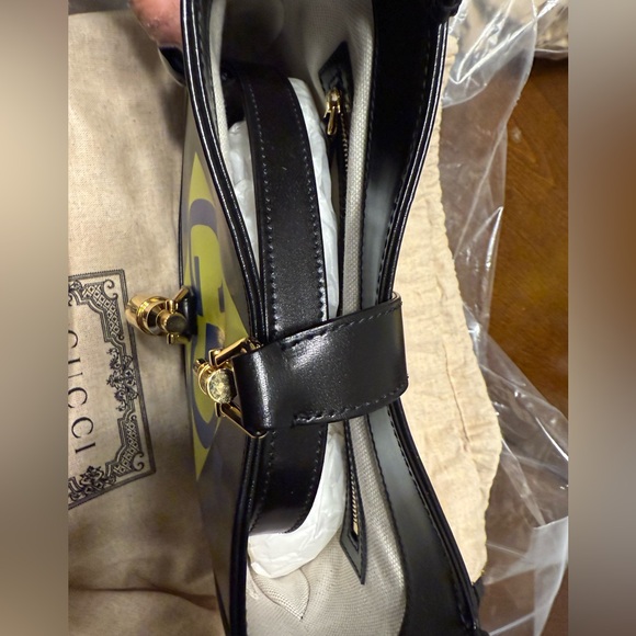 GUCCI Leather Handbag Jackie 1961 GG multi color - Picture 8 of 9